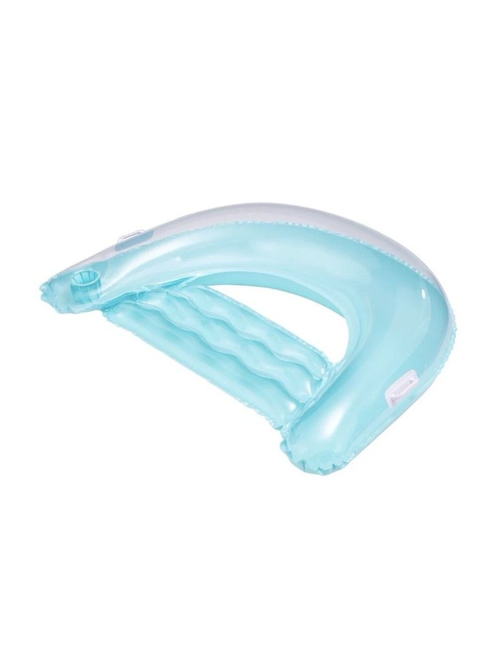 Bluescape Inflatable Teal Comfort Chair Lounge Pool Float 4ft Wide Age 14 and up